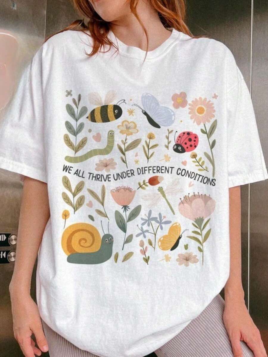 Undershirt Crew Neck - Nöroçeşitlilik Özel Eğitim Öğretmeni Grafik Tişört