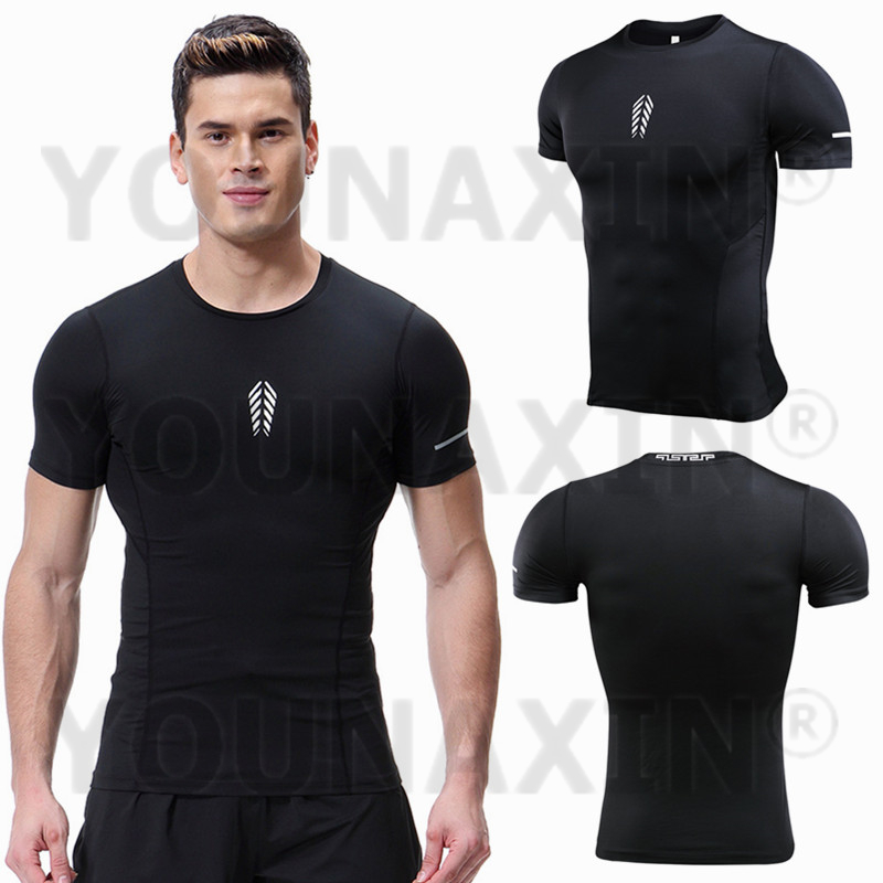 T Shirt Tight Fit - Erkek Kısa Kollu Tişört Spor Salonu