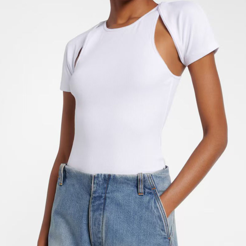 Tank Top Ribbed - Kadın Dantel Detaylı Nervürlü İki Parçalı
